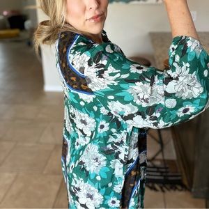 Never worn. Anthro kimono. So pretty!